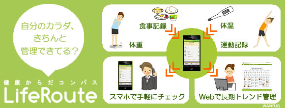 LifeRoute - LifeRouteで、楽しく毎日の健康管理を