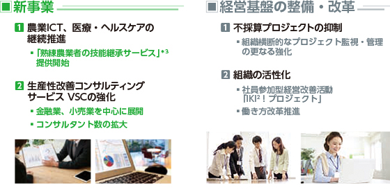 新事業/経営基盤の整備・改革