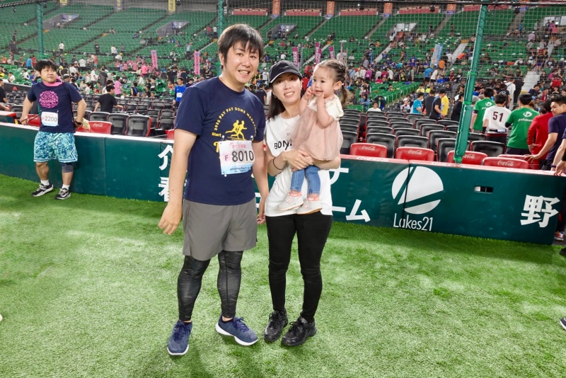 家族の応援で気合が入るSくん